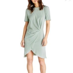 Etica Veronica Tulip T-Shirt Dress in Agave